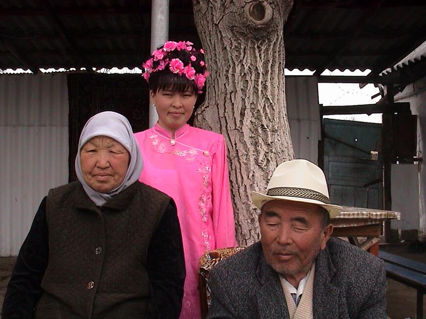 Bride and family